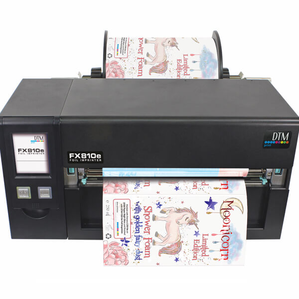 FX510e/FX810e Foil Printing -  הוספת צבע פויל על מדבקות